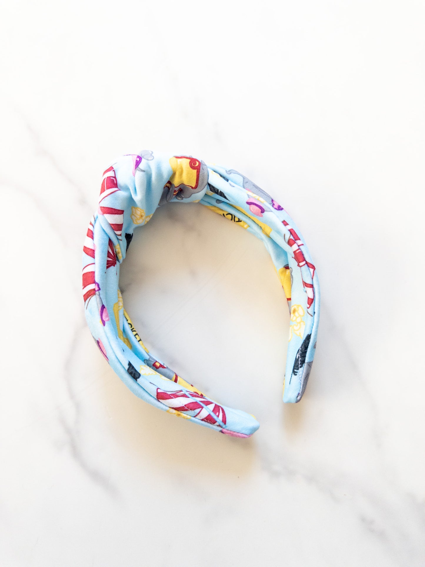 Flying Elephant Top Knot Headband