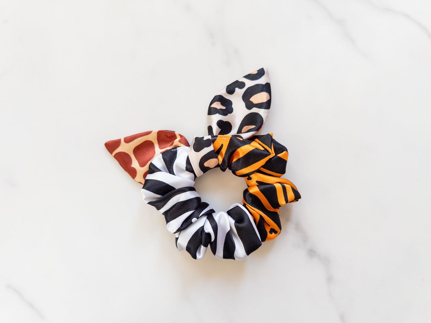 Satin Magically Wild Bow Scrunchie