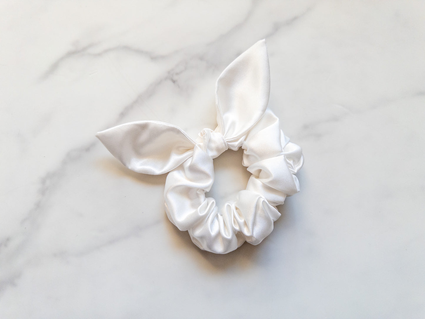 Solid Satin Bow Scrunchie (4 colors available!)