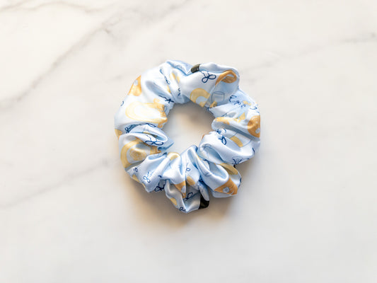 Satin Something Blue Scrunchie