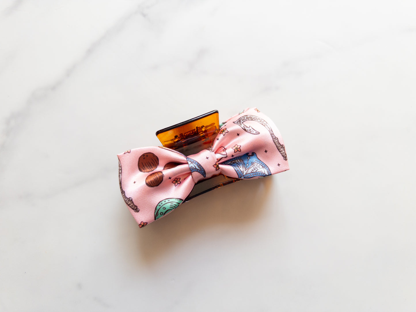 Where You Are Satin Bow Claw Clip