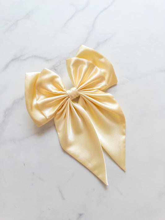 Butter Yellow Eloise Bow (Made To Order)