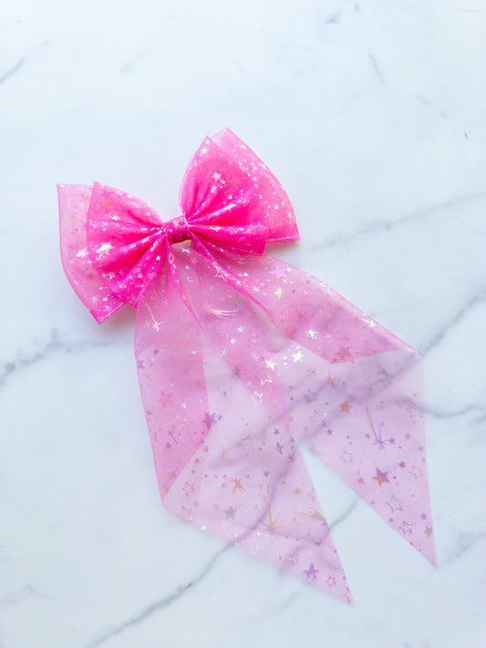 Stardazzle Tulle Hair Bow