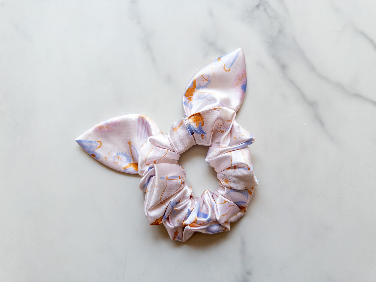 Satin Fantasy Vibes Bow Scrunchie