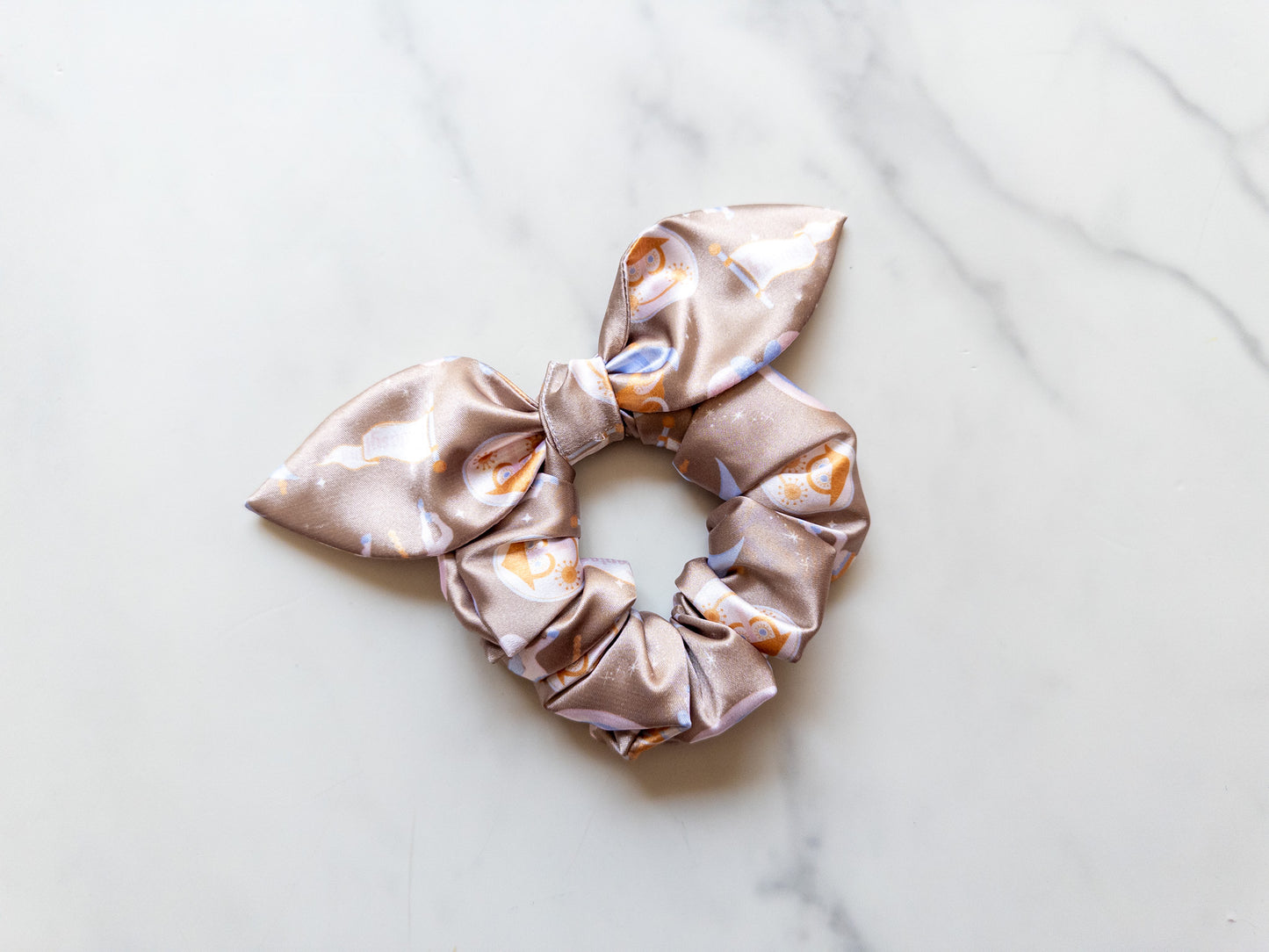Satin Fantasy Vibes Bow Scrunchie