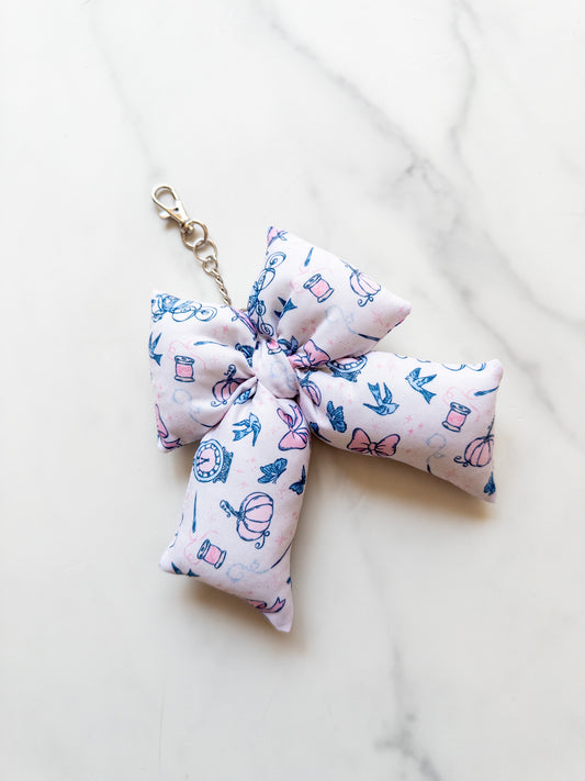 Have Courage Bow Bag Charm