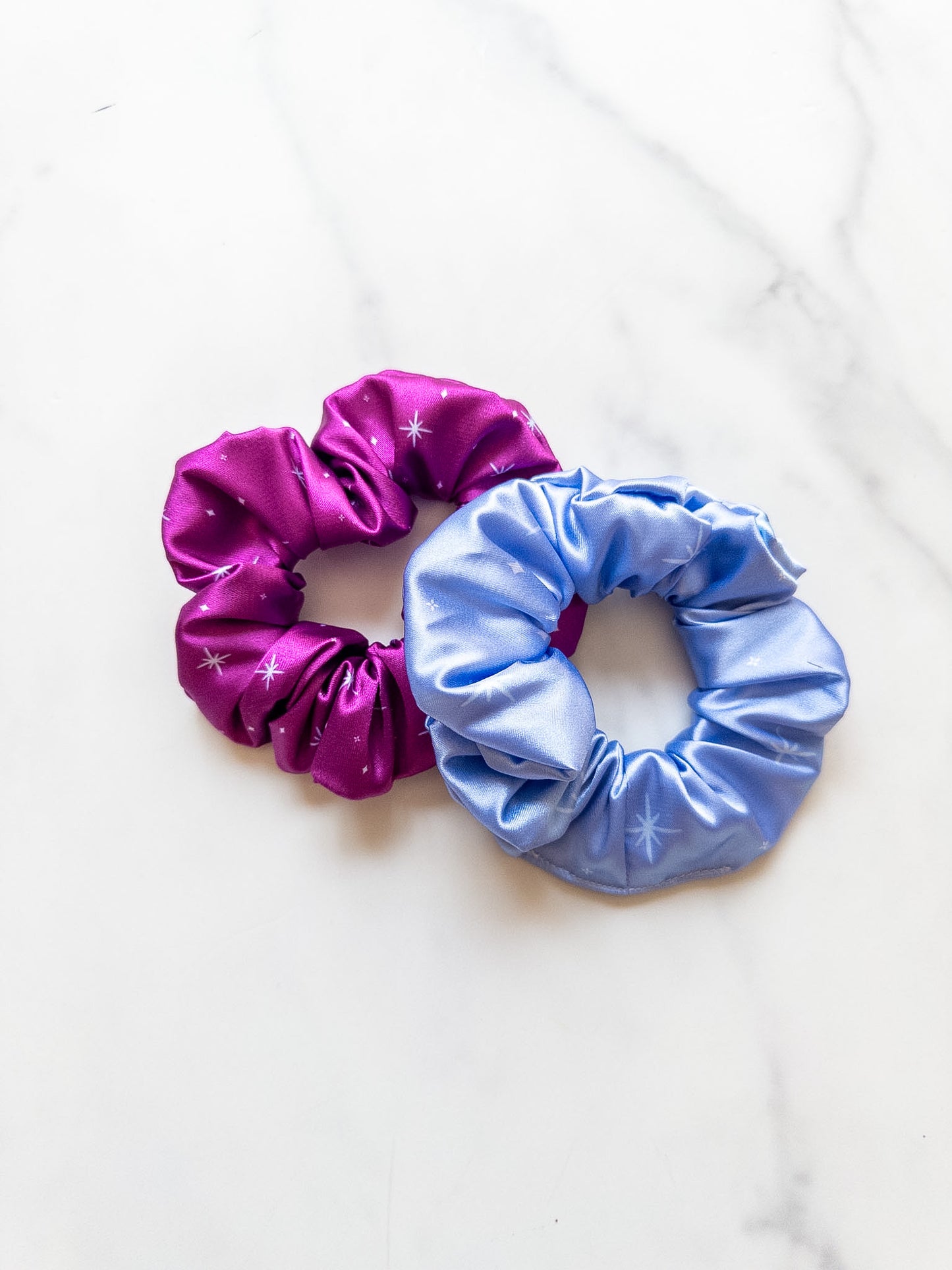 Satin Miracles Take A Little Time Scrunchie