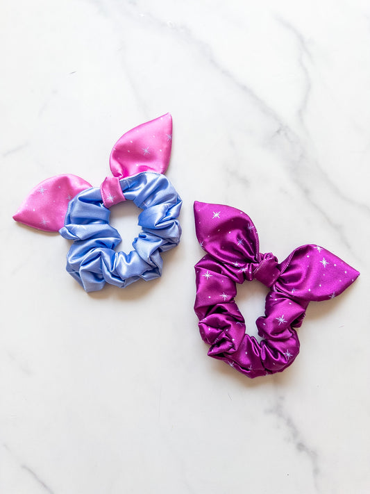 Satin Miracles Take A Little Time Bow Scrunchie