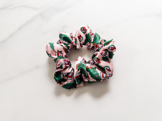 Satin Mean One Trees Scrunchie