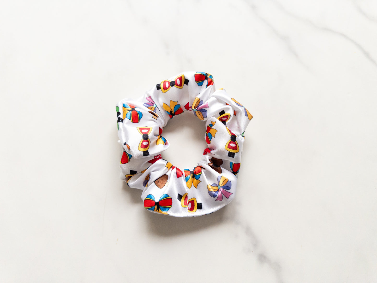 Satin Sensational Bows Scrunchie