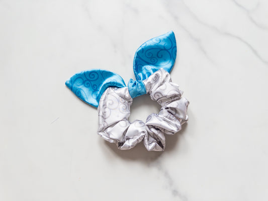 Satin The Castle Bow Scrunchie
