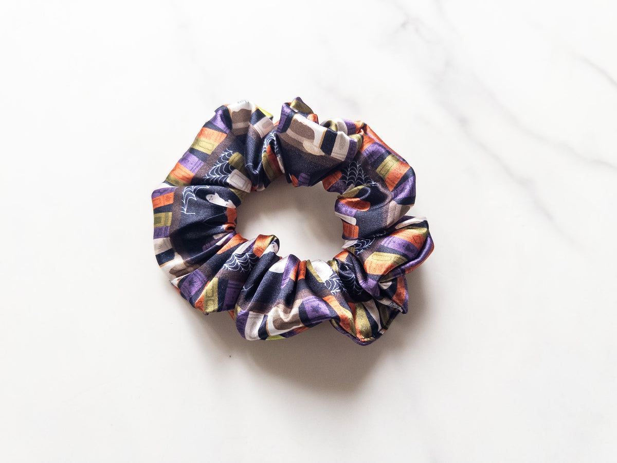 Satin Spooky Bookish Era Scrunchie