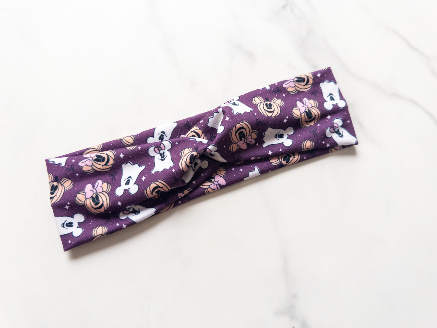 Pumpkins & Ghosts Stretch Twist Headband