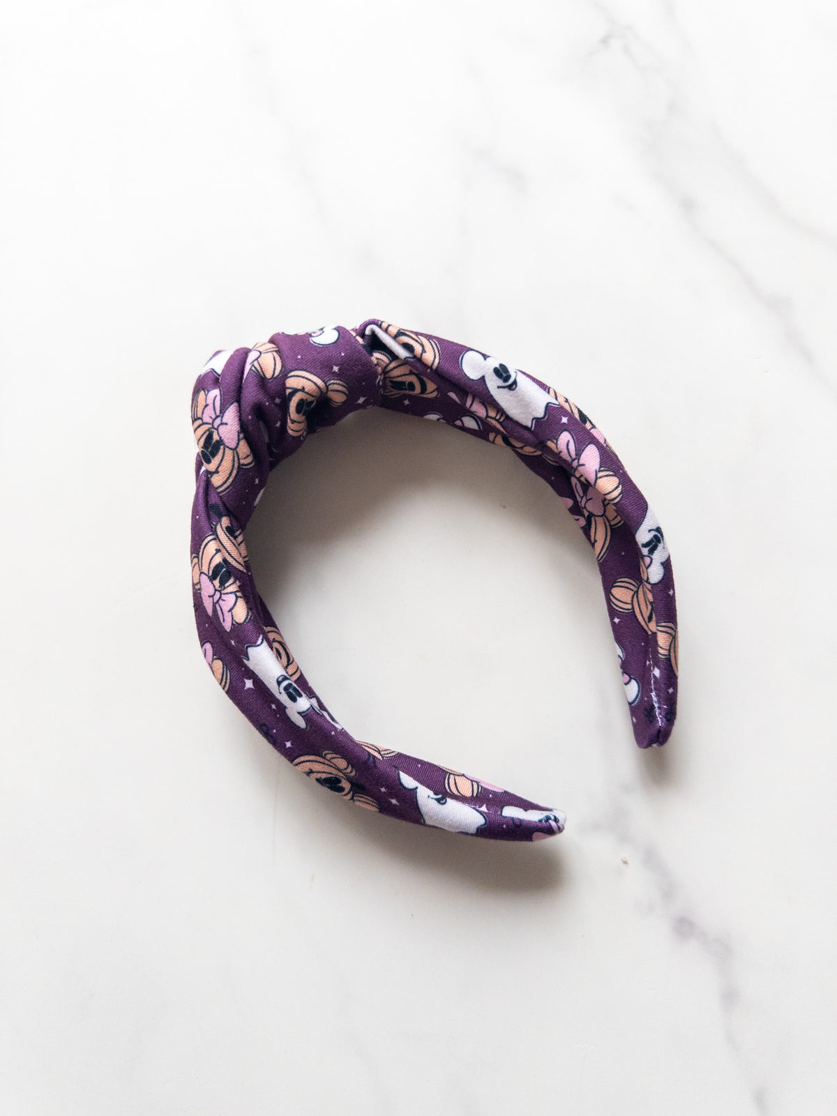 Pumpkins & Ghosts Top Knot Headband