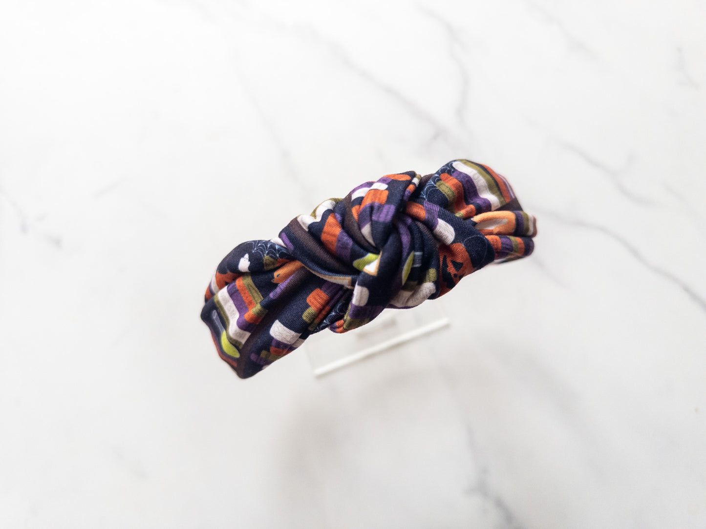 Spooky Bookish Era Top Knot Headband