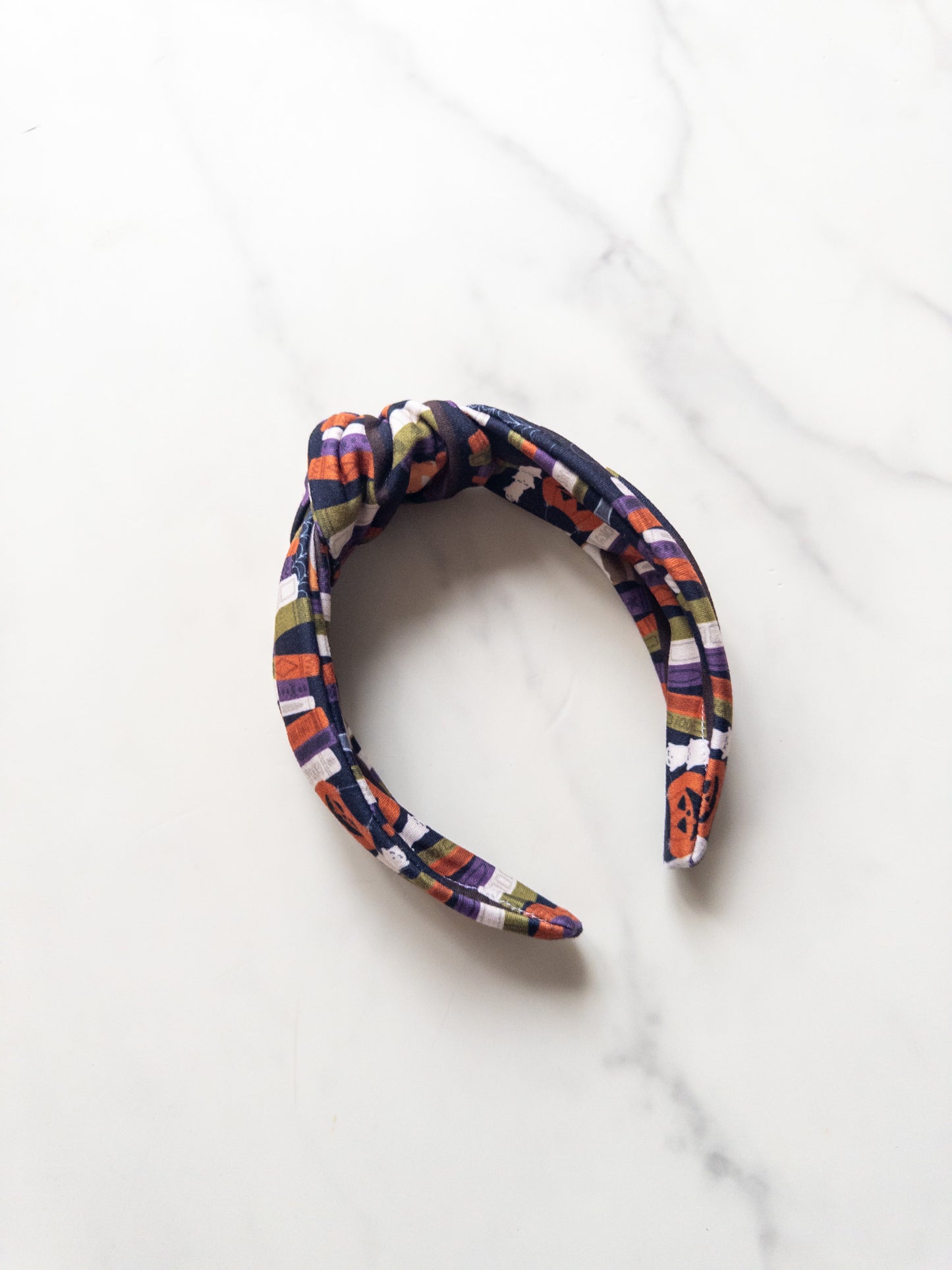 Spooky Bookish Era Top Knot Headband