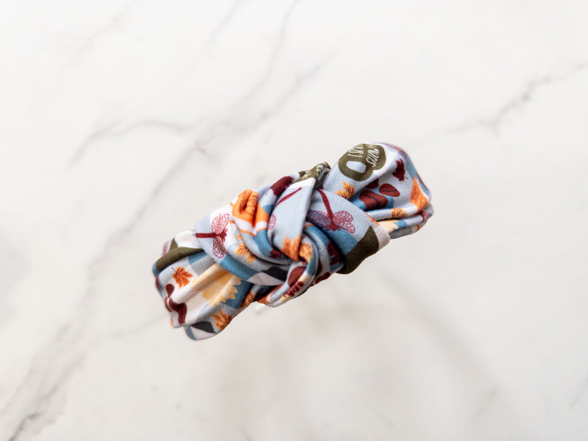 Copper Boom Top Knot Headband