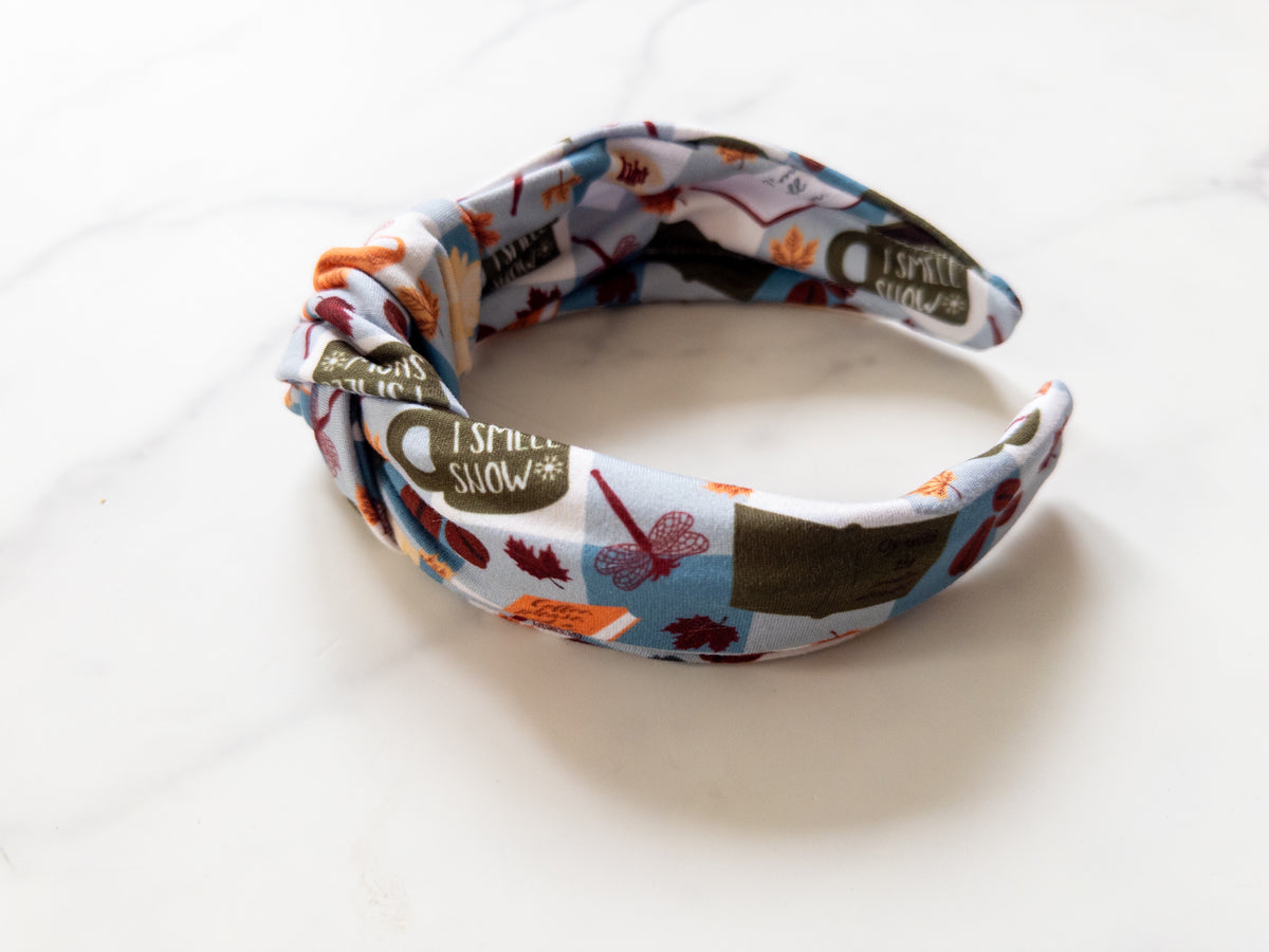 Copper Boom Top Knot Headband