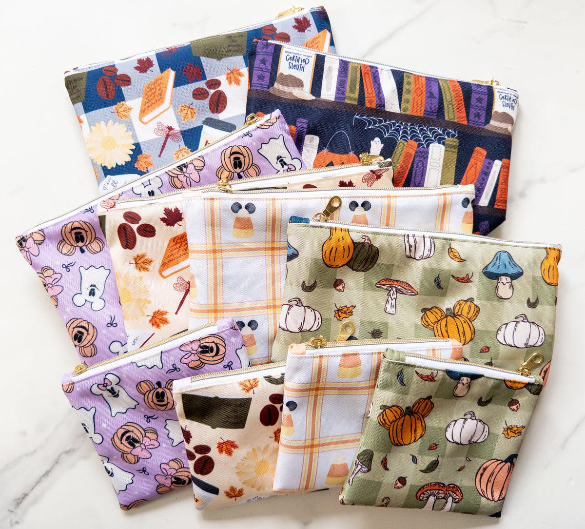 Seasonal GC Zipper Pouch (READY TO SHIP)
