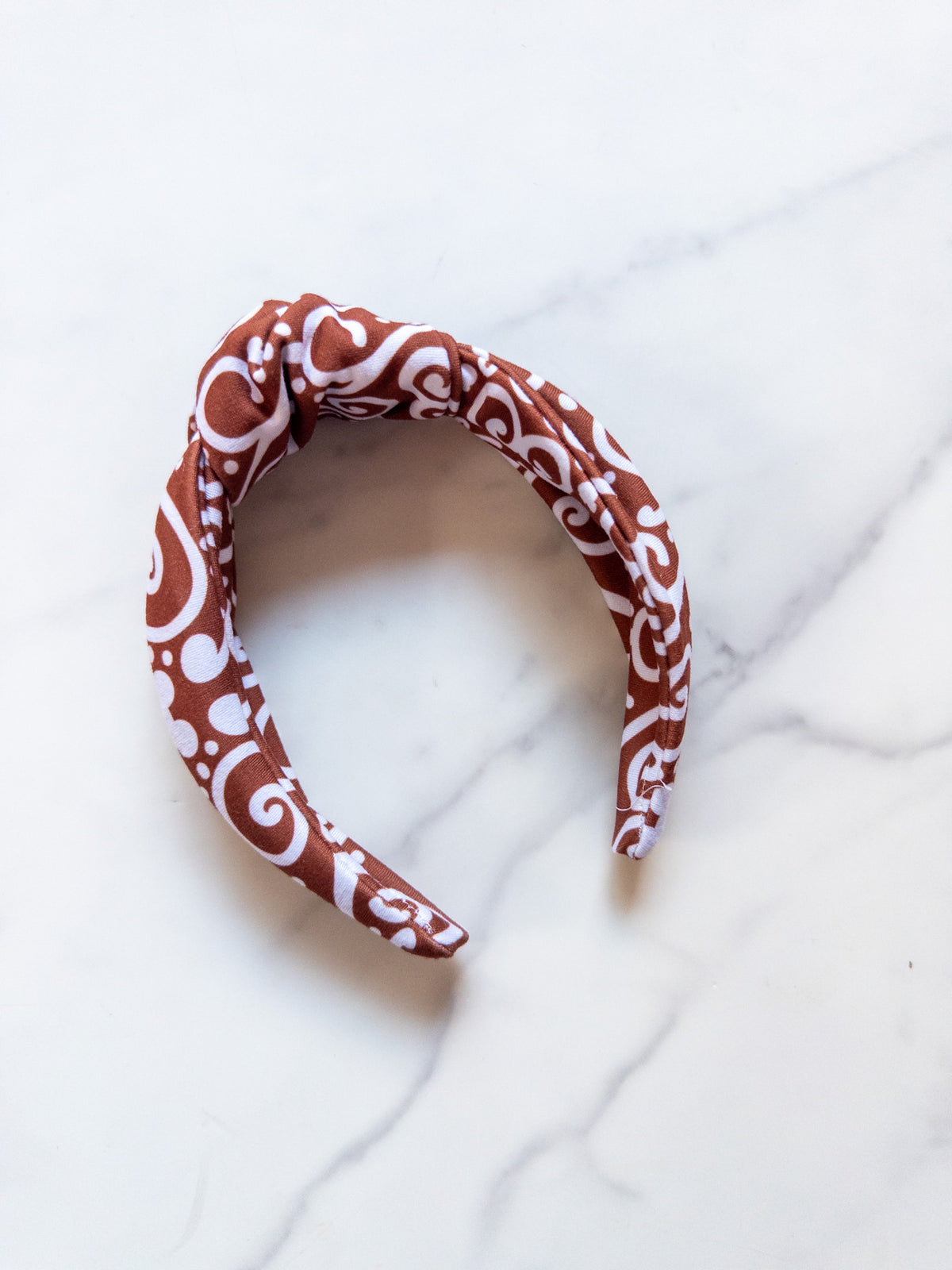 Gingerbread House Top Knot Headband