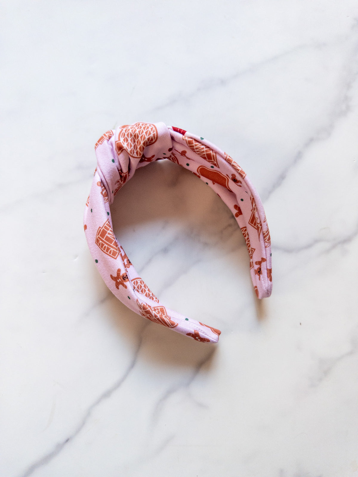 Gingerbread Park Icons Top Knot Headband