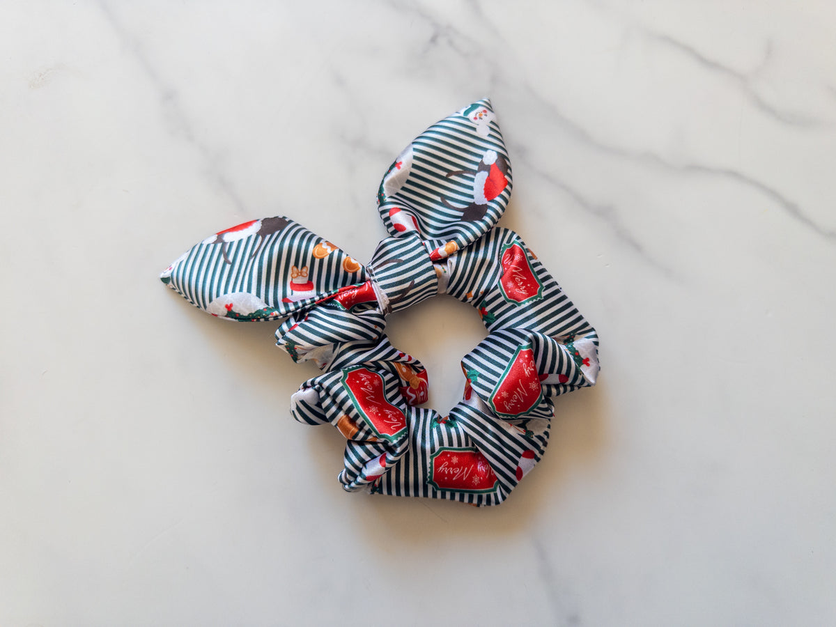Satin Jolly Parks Bow Scrunchie