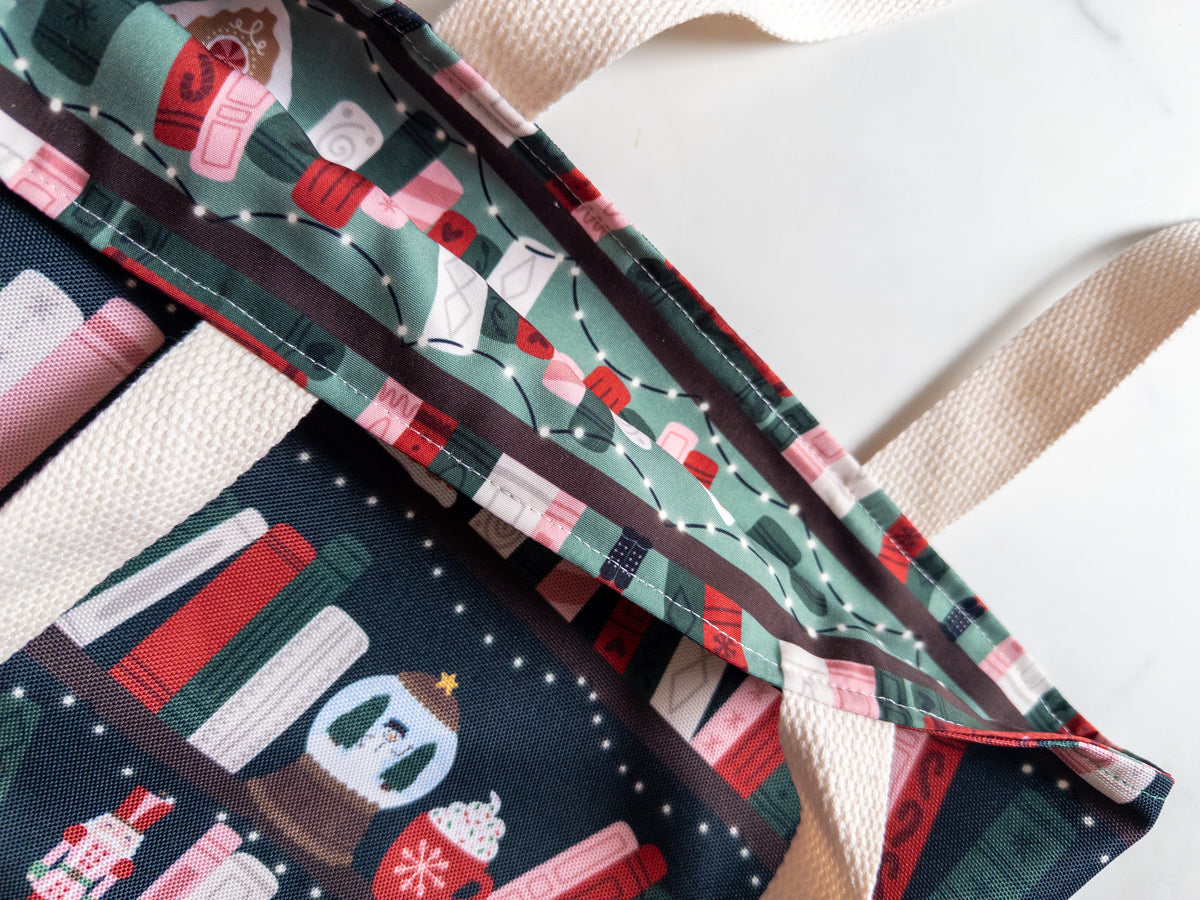 Cozy Christmas GC Simple Tote Bag (READY TO SHIP)