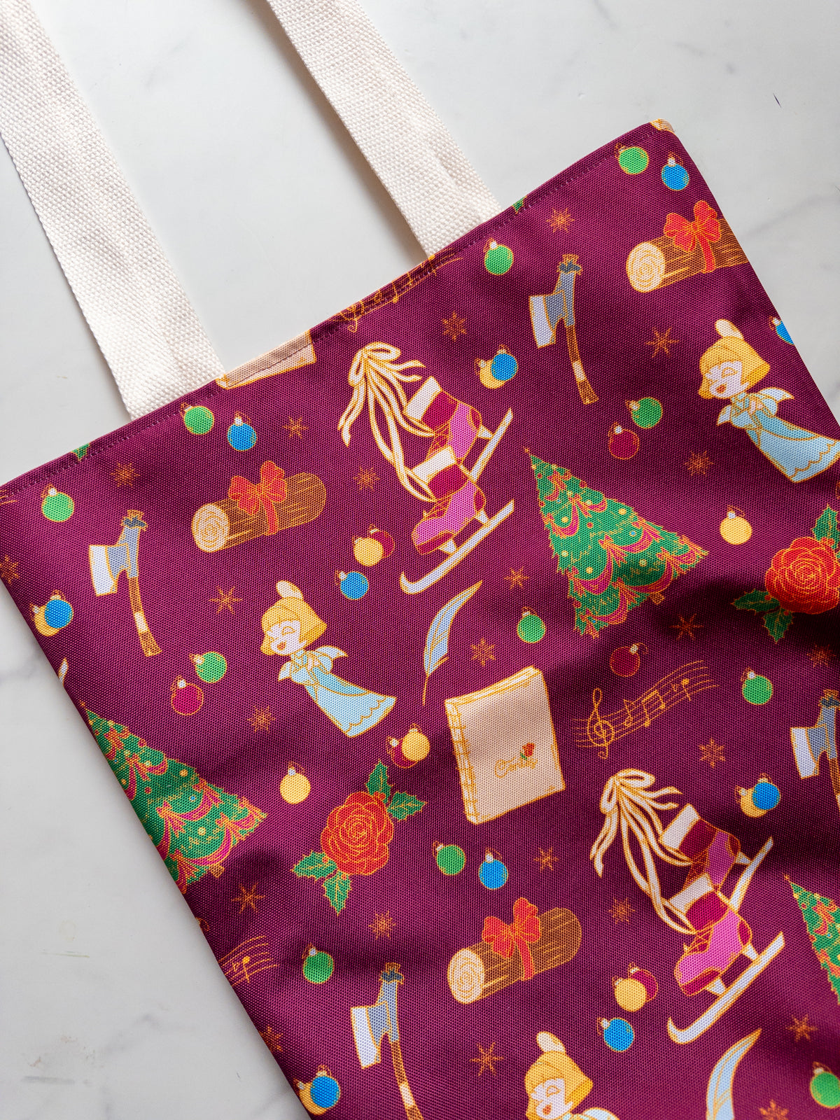 Cozy Christmas GC Simple Tote Bag (READY TO SHIP)