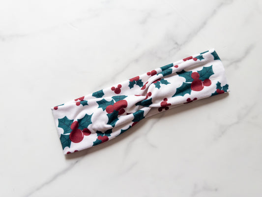 Holly Jolly Stretch Twist Headband