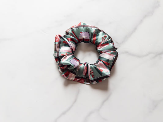 Satin Holiday Bookish Scrunchie