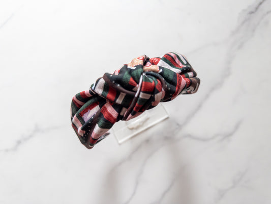 Holiday Bookish Top Knot Headband