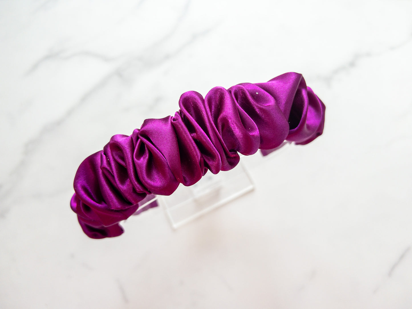 Seasonal Satin Scrunchie Headbands