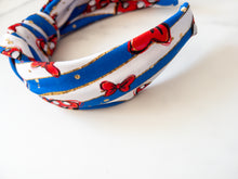 Load image into Gallery viewer, Captain&#39;s Bow Top Knot Headband
