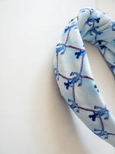 Load image into Gallery viewer, Anchors Aweigh Top Knot Headband
