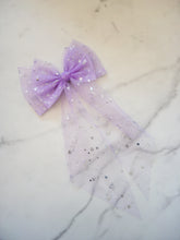 Load image into Gallery viewer, Wondrous Wishing Star Tulle Hair Bow
