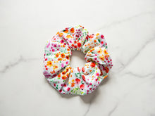 Load image into Gallery viewer, XL Watercolor Floral Scrunchie
