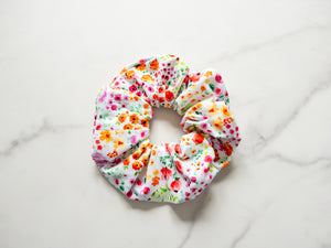 XL Watercolor Floral Scrunchie
