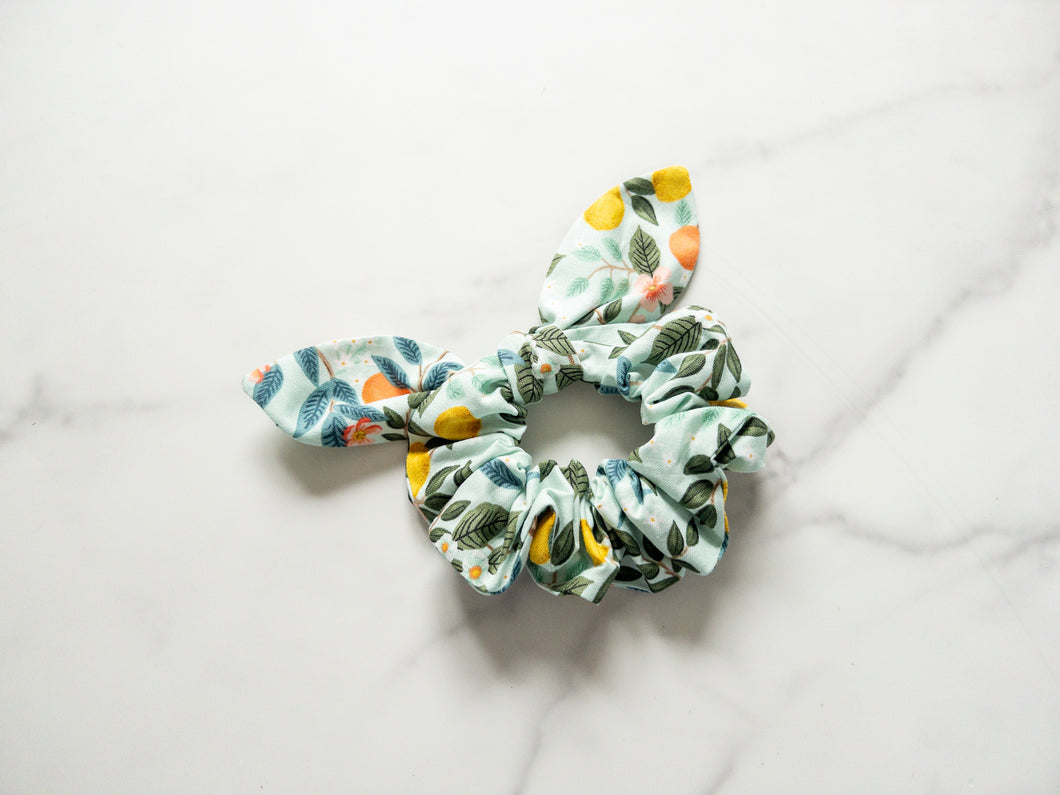 Citrus Summer Bow Scrunchie