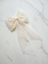 Load image into Gallery viewer, This Night Is Sparkling Tulle Hair Bow
