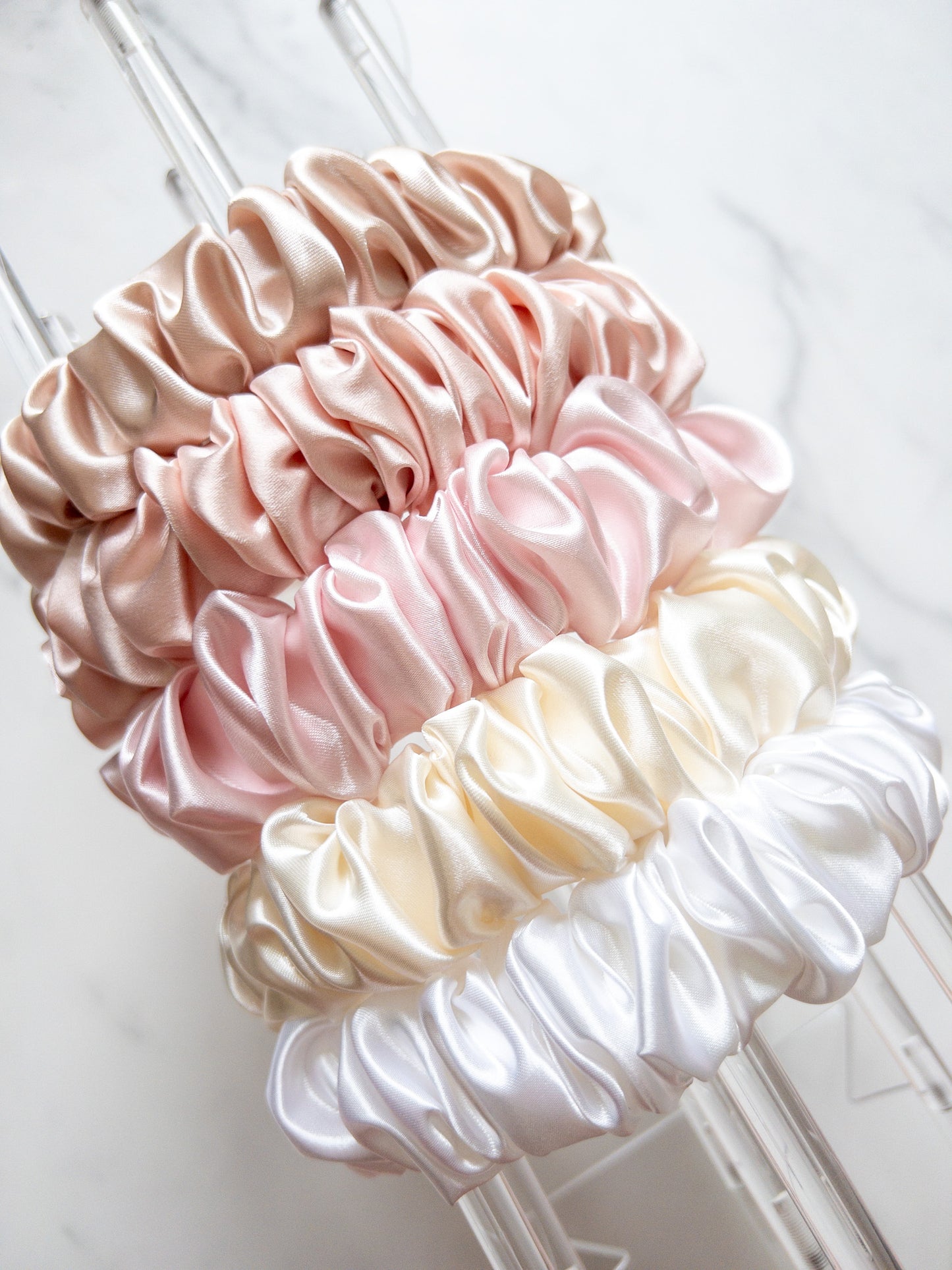 Satin Scrunchie Headbands