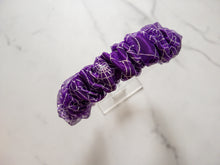 Load image into Gallery viewer, Spiderweb Tulle Scrunchie Headband

