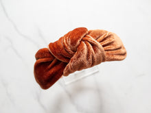 Load image into Gallery viewer, Velvet Top Knot Headband

