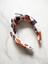 Load image into Gallery viewer, Main Mouse Pumpkin Top Knot Headband
