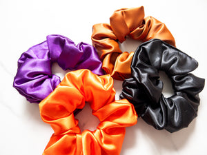 Seasonal Satin Scrunchies