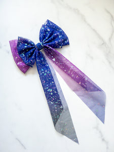 Halloween Ombre Tulle Hair Bow
