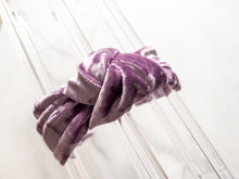 Load image into Gallery viewer, Velvet Top Knot Headband
