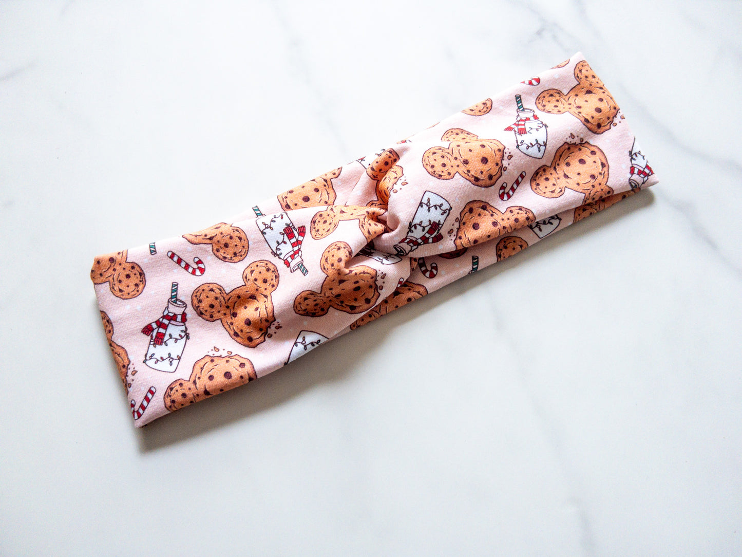 Cookies & Milk Stretch Twist Headband