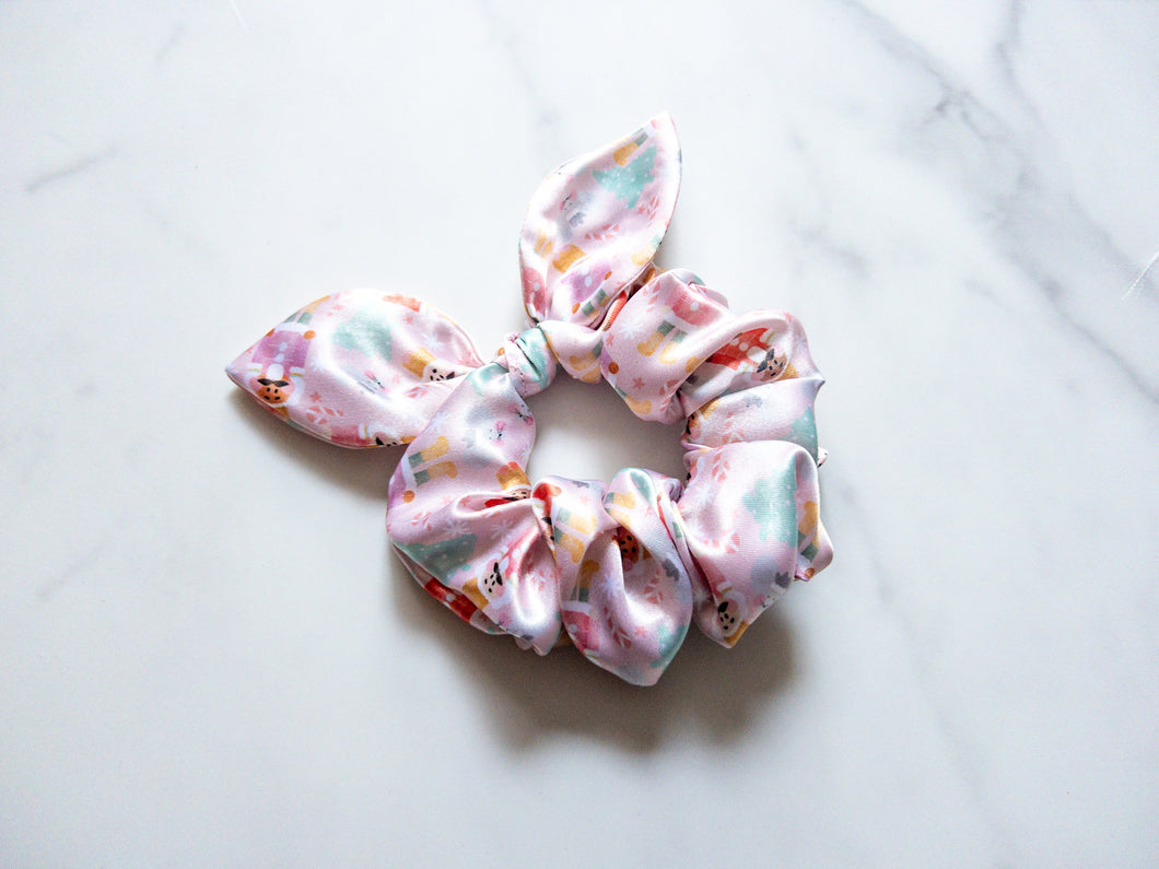 Satin Nutcracker March Bow Scrunchie