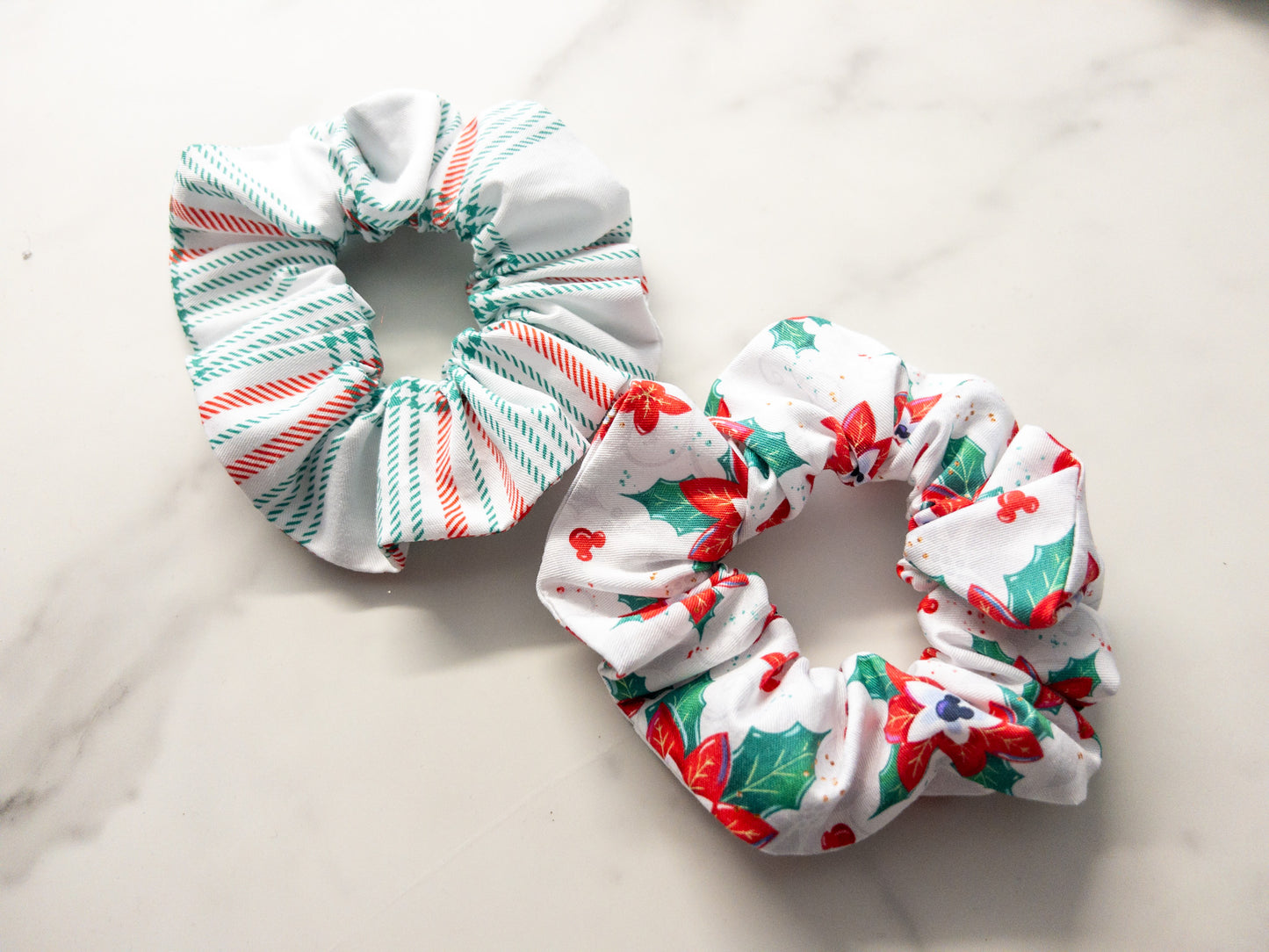 Poinsettia Collection Scrunchies