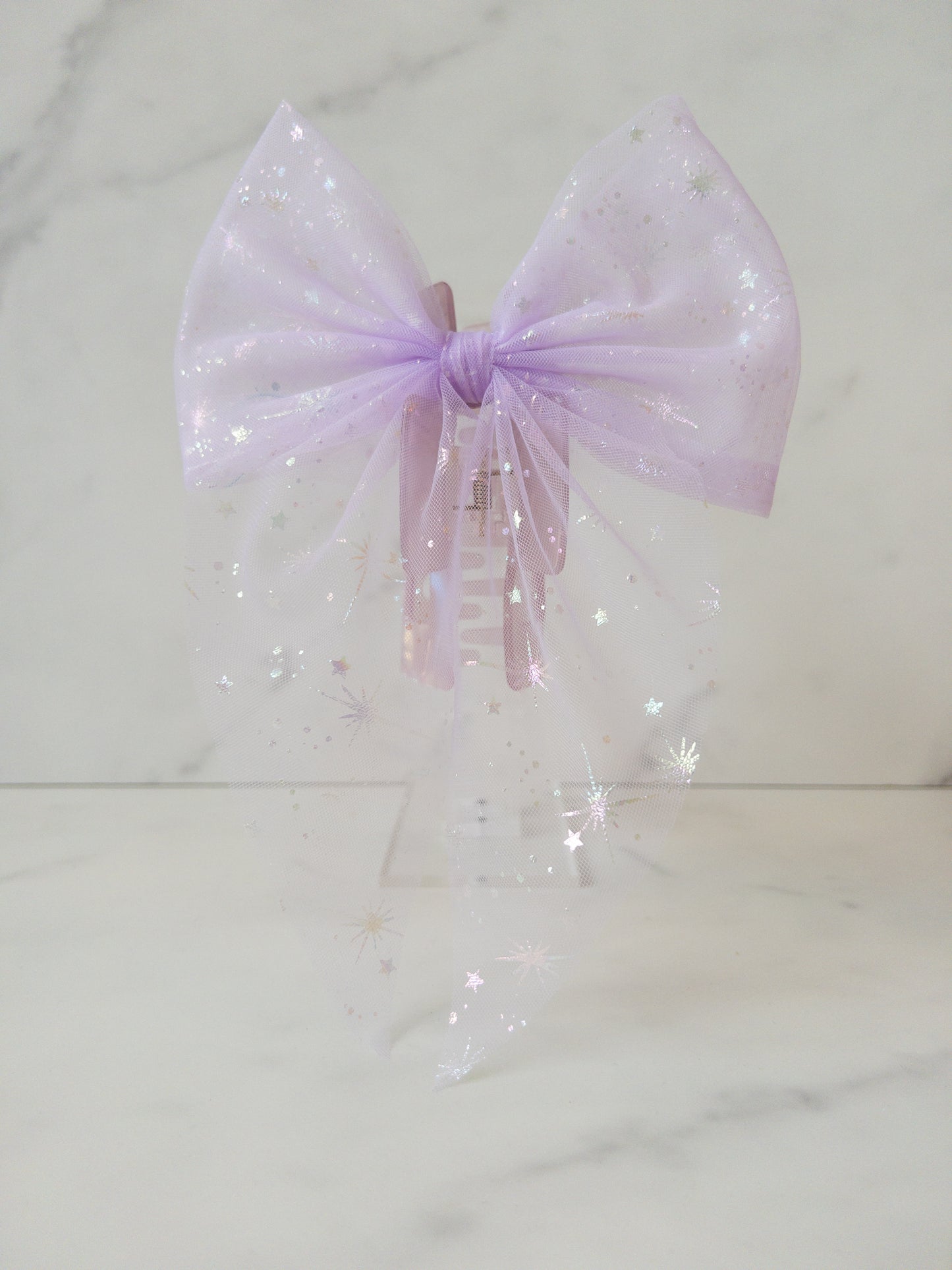 Pixie Dust Bow Claw Clip